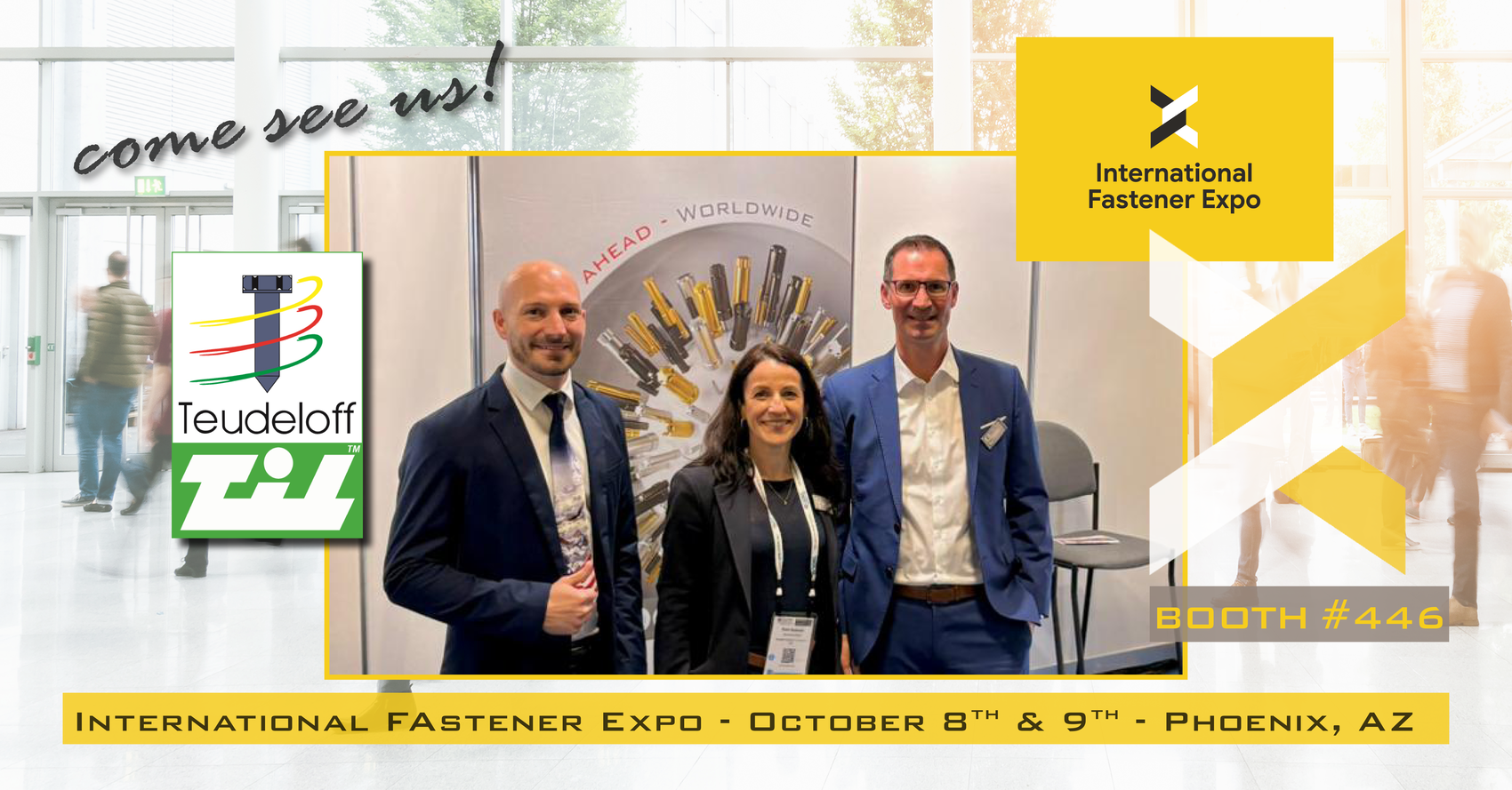 come see us at the IFE Phoenix October 2026