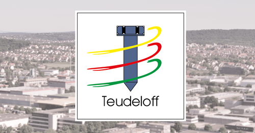 Teudeloff Logo with Stuttgart Weilimdorf in the background